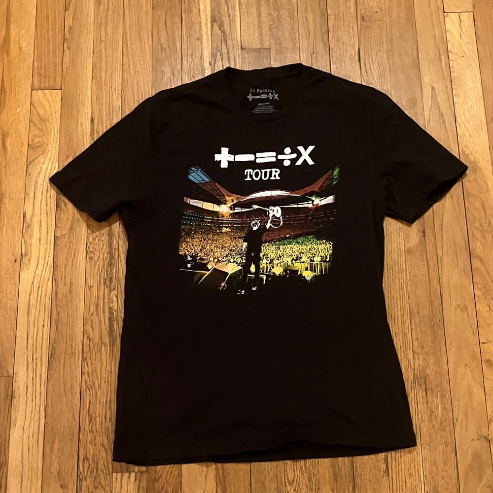 Ed Sheeran mathematics tour official black tour shirt size medium men’s